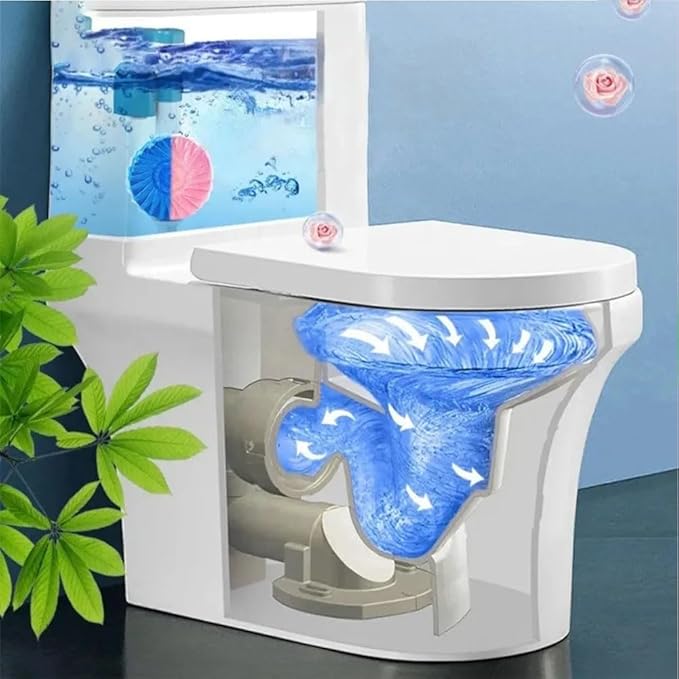 ٨ قطع من أقراص تنظيف المرحاض، أقراص تنظيف حوض المرحاض، أقراص تنظيف خزان المرحاض تدوم طويلاً