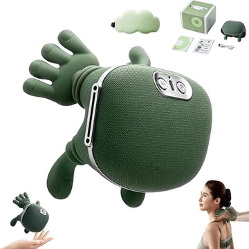 Bionic Heated Massager, Therapalm Neck And Back Massager, Electric Deep Tissue 4d Kneading Massage, 3d Master Simulated Kneading, For Shoulders, Necks, Lower Abdominal